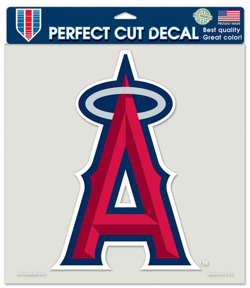 Los Angeles Angels Decal 8x8 Die Cut Color