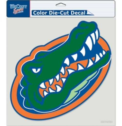 Florida Gators Decal 8x8 Die Cut Color