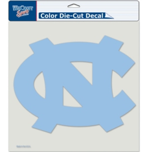 North Carolina Tar Heels Decal 8x8 Die Cut Color