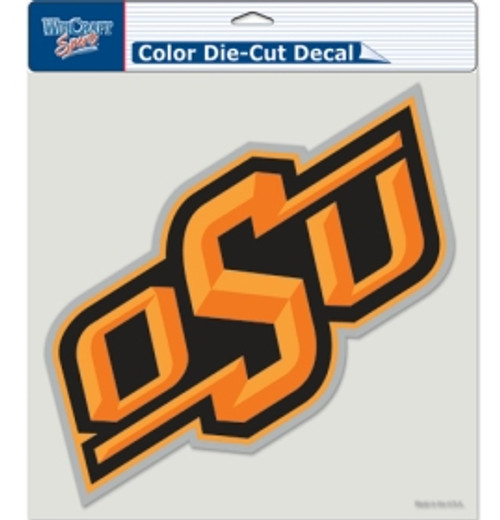 Oklahoma State Cowboys Decal 8x8 Perfect Cut Color