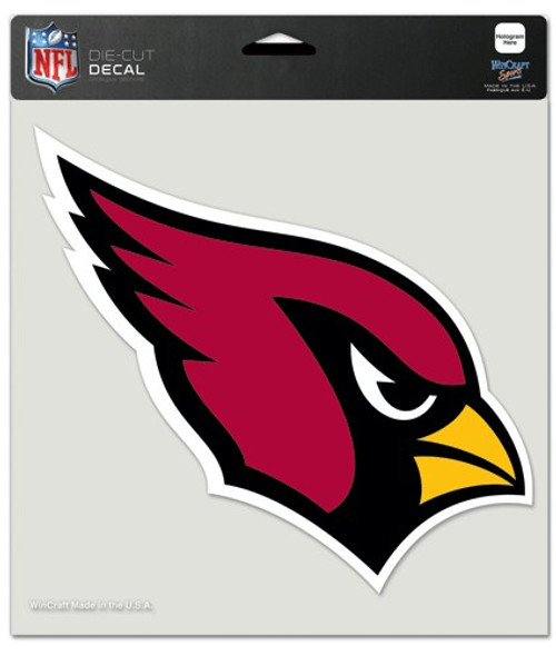 Arizona Cardinals Decal 12x12 Die Cut Color