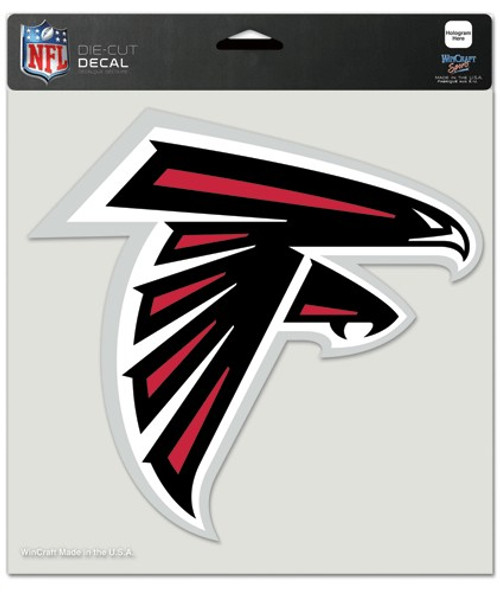 Atlanta Falcons Decal 12x12 Die Cut Color