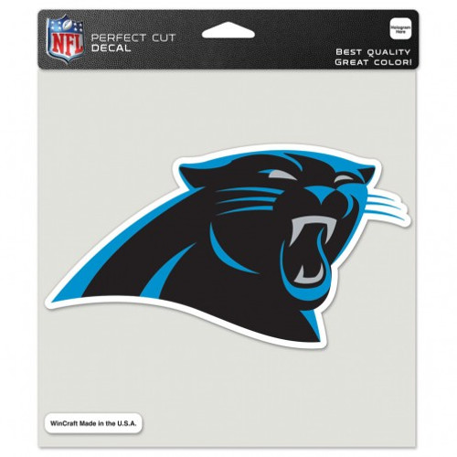 Carolina Panthers Decal 12x12 Die Cut Color
