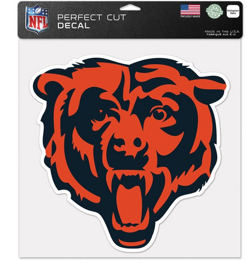Chicago Bears Decal 12x12 Die Cut Color