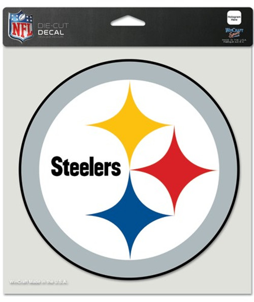 Pittsburgh Steelers Decal 12x12 Die Cut Color