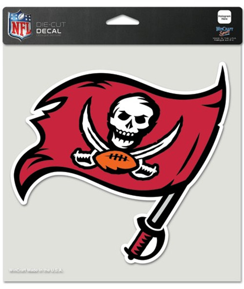 Tampa Bay Buccaneers Decal 12x12 Die Cut Color