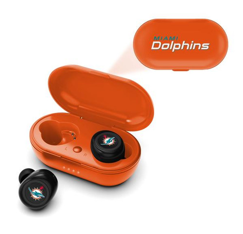 Miami Dolphins True Wireless Bluetooth Earbuds II