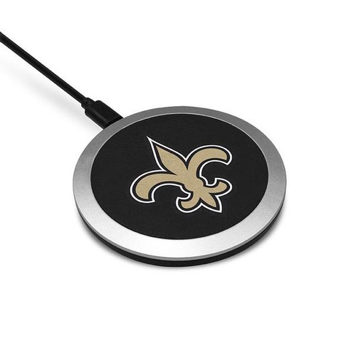 New Orleans Saints Wireless Charging Pad Round