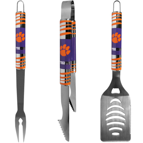 Clemson Tigers 3 pc Tailgater BBQ Set