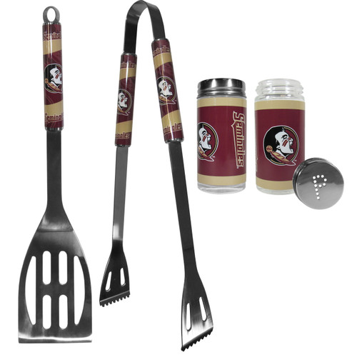 Florida St. Seminoles 2pc BBQ Set with Tailgate Salt & Pepper Shakers