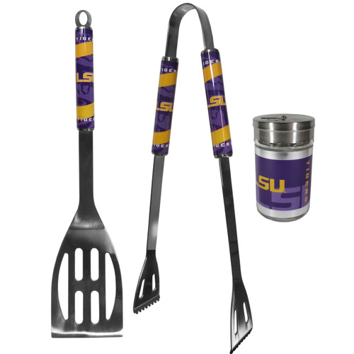 LSU Tigers 2pc BBQ Set with Season Shaker