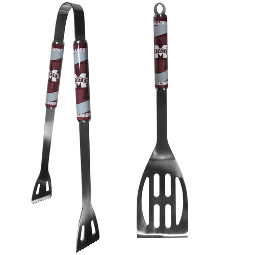 Mississippi St. Bulldogs 2 pc Steel BBQ Tool Set