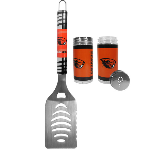 Oregon St. Beavers Tailgater Spatula and Salt and Pepper Shakers