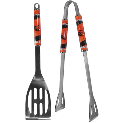 Oregon St. Beavers 2 pc Steel BBQ Tool Set