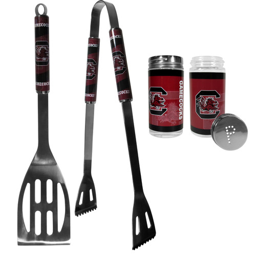 S. Carolina Gamecocks 2pc BBQ Set with Tailgate Salt & Pepper Shakers