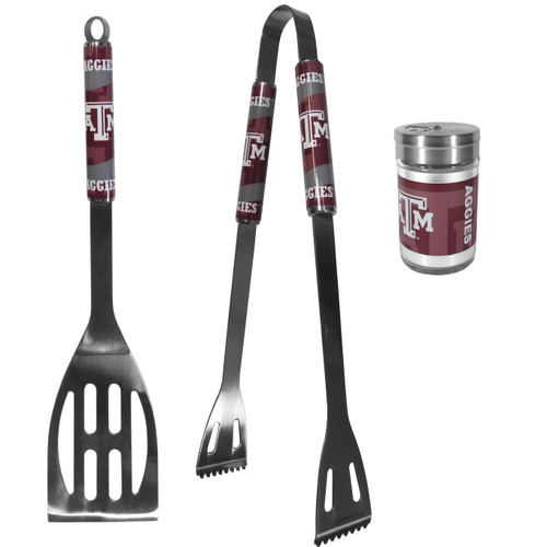 Texas A & M Aggies 2pc BBQ Set with Season Shaker