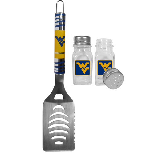 W. Virginia Mountaineers Tailgater Spatula and Salt and Pepper Shaker Set
