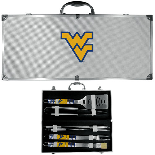 W. Virginia Mountaineers 8 pc Tailgater BBQ Set