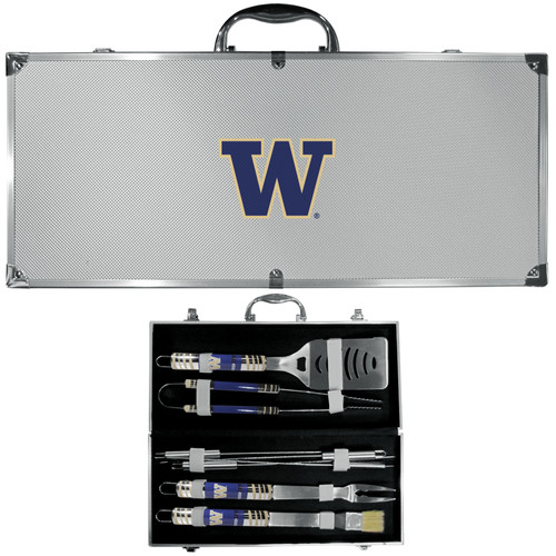 Washington Huskies 8 pc Tailgater BBQ Set