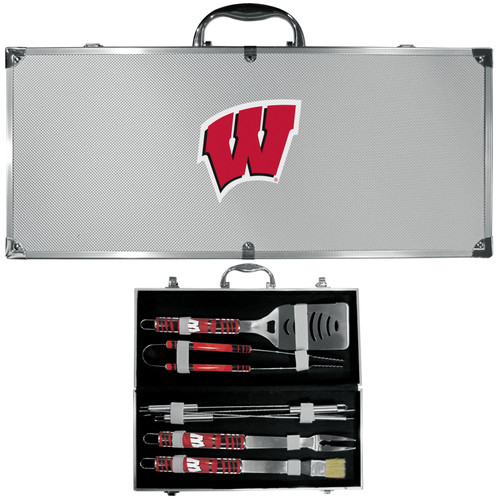 Wisconsin Badgers 8 pc Tailgater BBQ Set