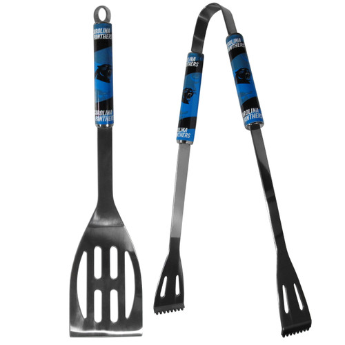 Carolina Panthers 2 pc Steel BBQ Tool Set