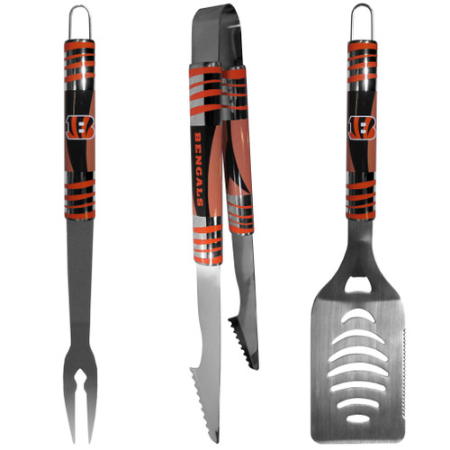 Cincinnati Bengals 3 pc Tailgater BBQ Set