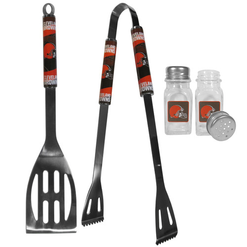 Cleveland Browns 2pc BBQ Set with Salt & Pepper Shakers