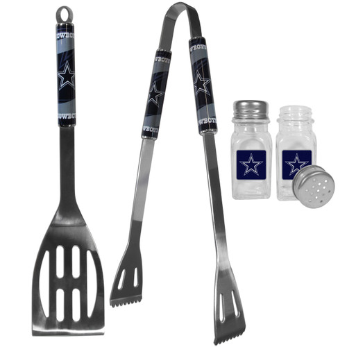 Dallas Cowboys 2pc BBQ Set with Salt & Pepper Shakers