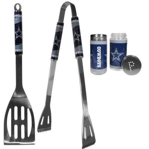 Dallas Cowboys 2pc BBQ Set with Tailgate Salt & Pepper Shakers