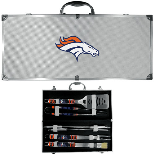 Denver Broncos 8 pc Tailgater BBQ Set