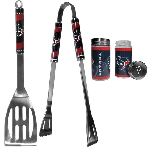 Houston Texans 2pc BBQ Set with Tailgate Salt & Pepper Shakers