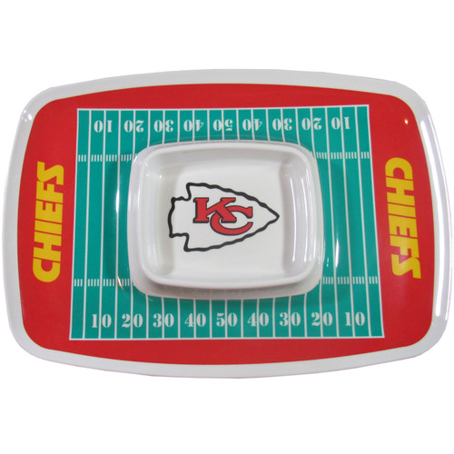 Kansas City Chiefs Chip and Dip Tray