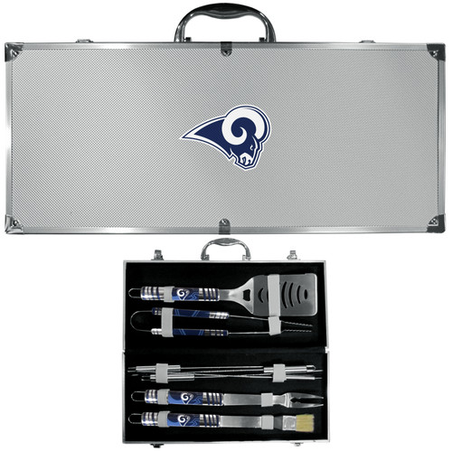 Los Angeles Rams 8 pc Tailgater BBQ Set