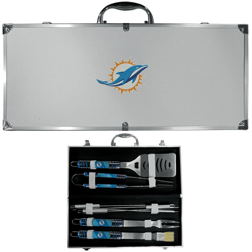 Miami Dolphins 8 pc Tailgater BBQ Set