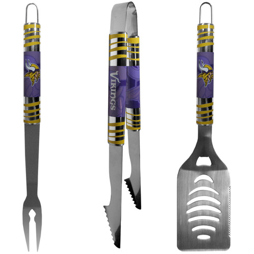 Minnesota Vikings 3 pc Tailgater BBQ Set