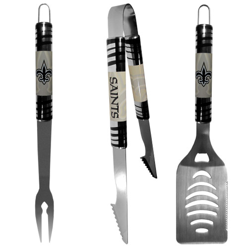 New Orleans Saints 3 pc Tailgater BBQ Set