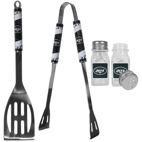New York Jets 2pc BBQ Set with Salt & Pepper Shakers