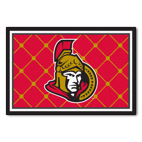 NHL - Ottawa Senators 5x8 Rug 59.5"x88"