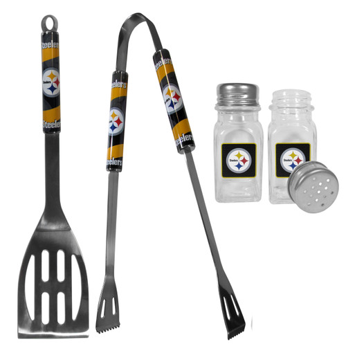 Pittsburgh Steelers 2pc BBQ Set with Salt & Pepper Shakers