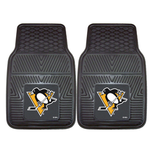 NHL - Pittsburgh Penguins 2-pc Vinyl Car Mat Set 17"x27"