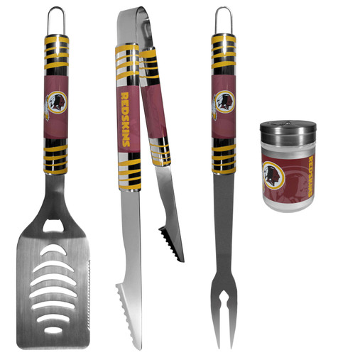 Washington Commanders 3 pc Tailgater BBQ Set and Season Shaker