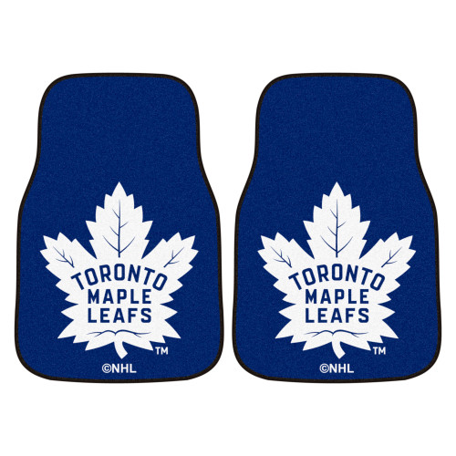 NHL - Toronto Maple Leafs 2-pc Carpet Car Mat Set 17"x27"