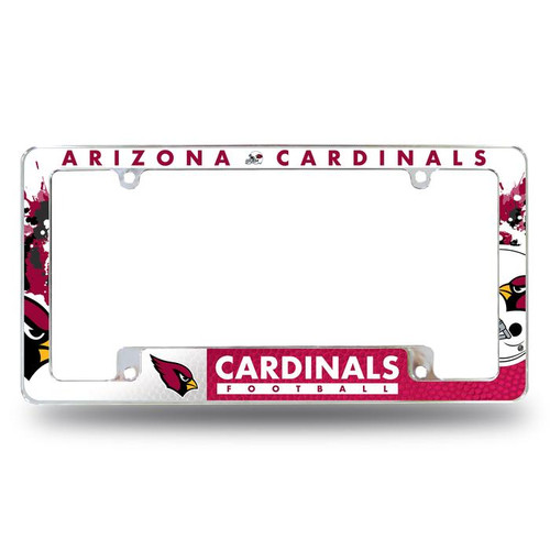 Arizona Cardinals All Over Chrome Frame