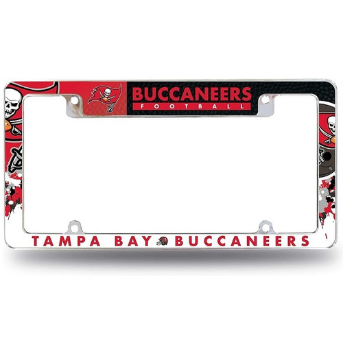 Tampa Bay Buccaneers All Over Chrome Frame