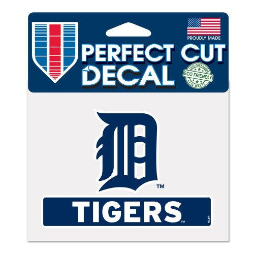 Detroit Tigers Decal 4.5x5.75 Perfect Cut Color