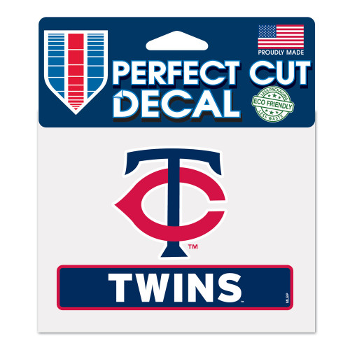 Minnesota Twins Decal 4.5x5.75 Perfect Cut Color