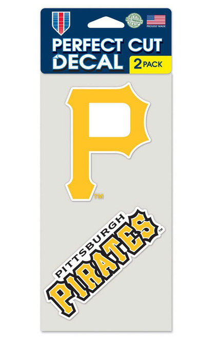 Pittsburgh Pirates Set of 2 Die Cut Decals