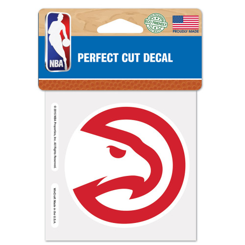 Atlanta Hawks Decal 4x4 Perfect Cut Color