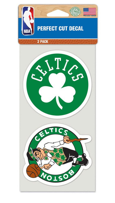 Boston Celtics Set of 2 Die Cut Decals