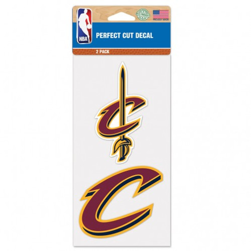 Cleveland Cavaliers Set of 2 Die Cut Decals